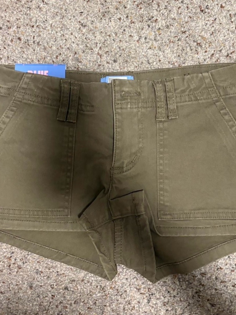 Olive Green Women's Utility Shorts